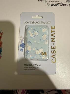LoveShackFancy x Case-Mate Magnetic Wallet for MagSafe